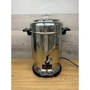DeLonghi DCU60 Coffee Maker Pot Urn 20 - 60 Cup Stainless Steel Percolator